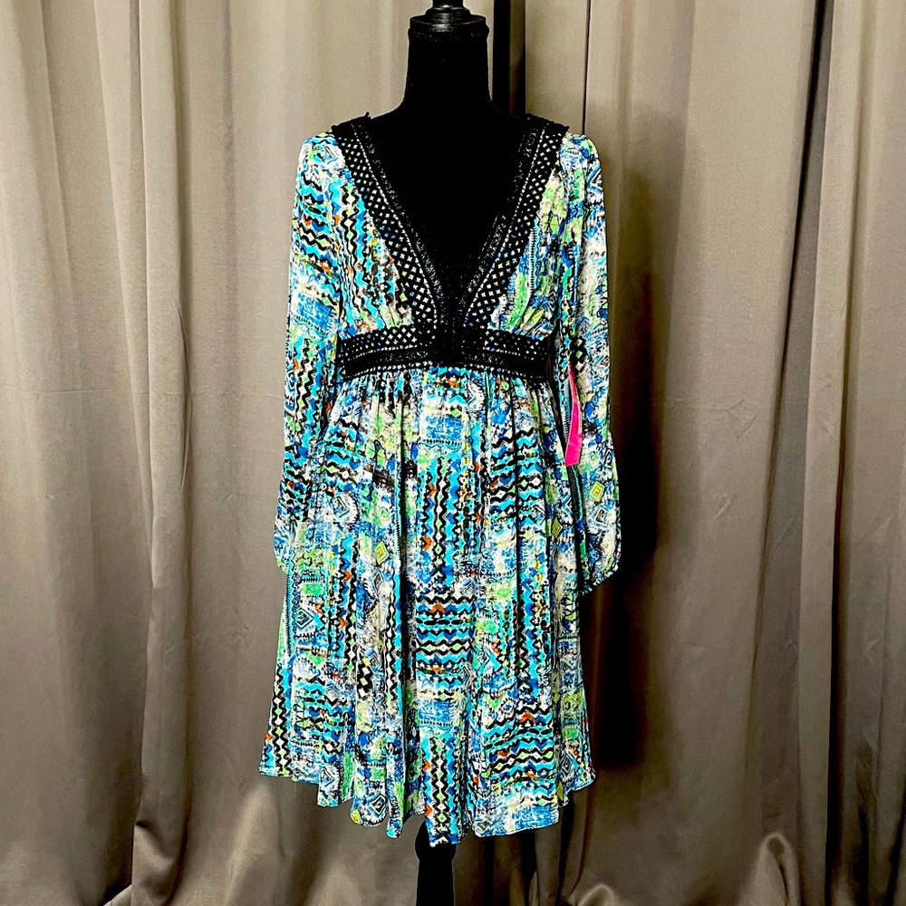 NWT Betsey Johnson Neo Boho Dress